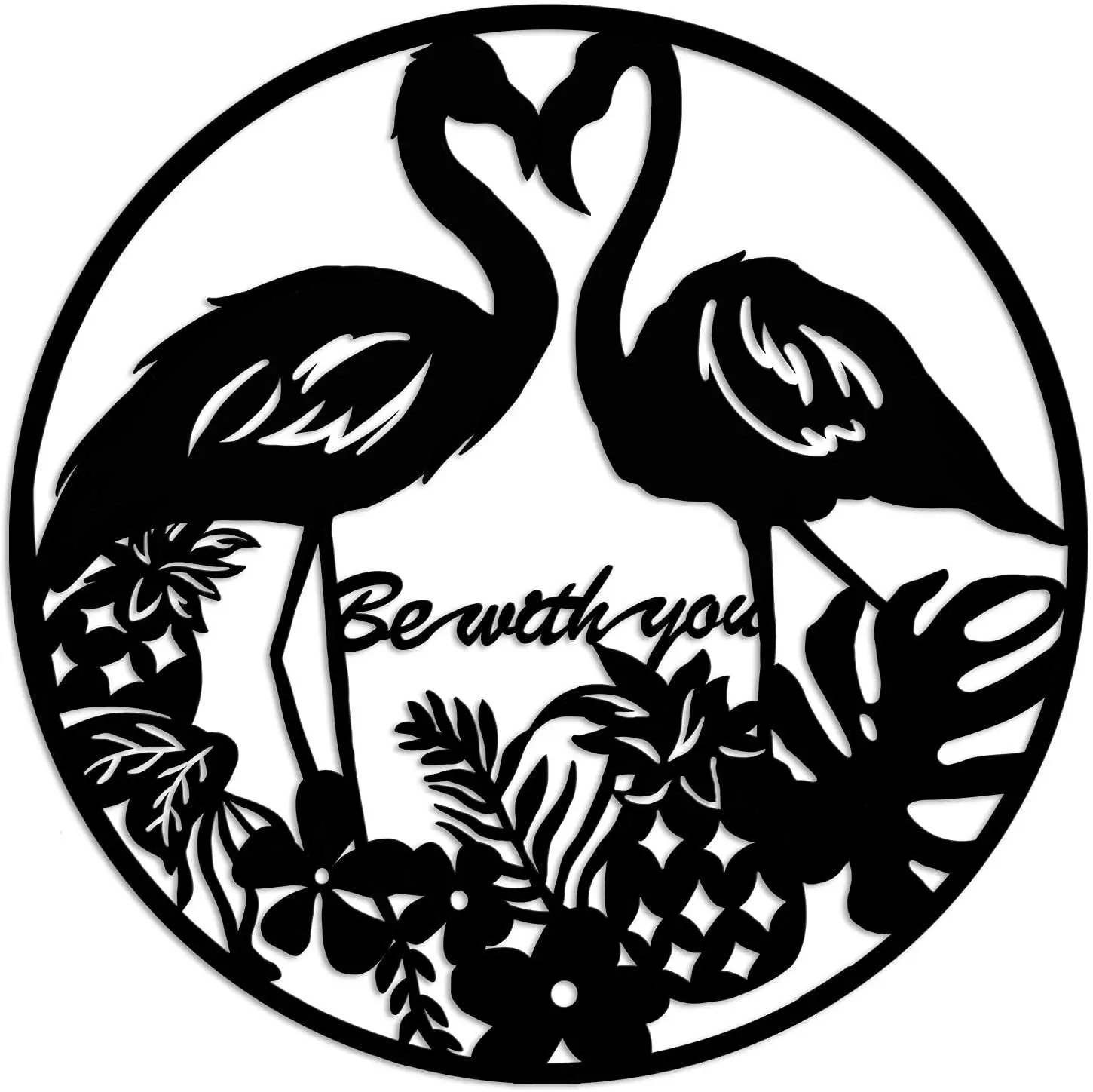 Flamingo Lovers with Tropical Leaves Flowers Artwork Wall Sculpture Modern Decor
Flamingo Lovers with Tropical Leaves Flowers Artwork Wall Sculpture Modern Decor