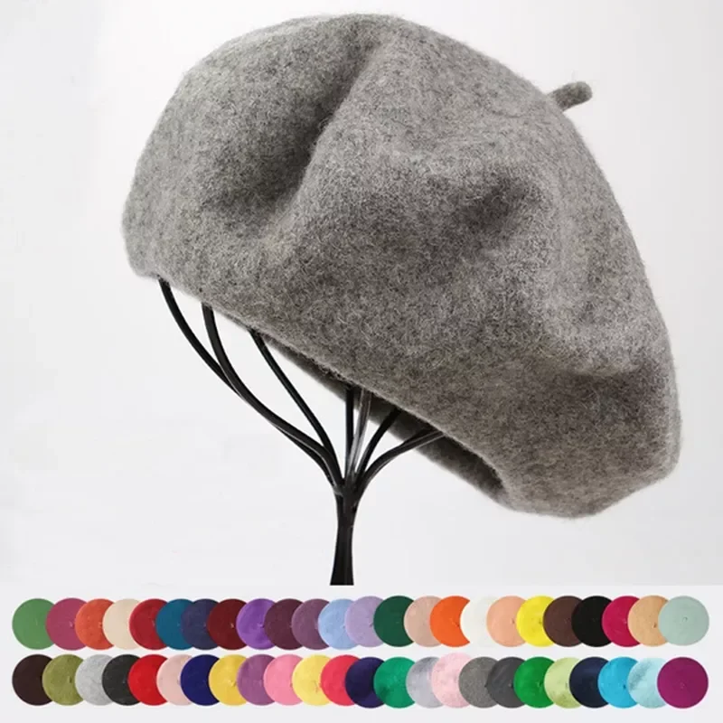 Women Girls Winter Simple Warm Wool Berets French Artist Beanie Hat Cap Solid Color Kawaii Flat Top Caps Warm Beret for Female
Women Girls Winter Simple Warm Wool Berets French Artist Beanie Hat Cap Solid Color Kawaii Flat Top Caps Warm Beret for Female