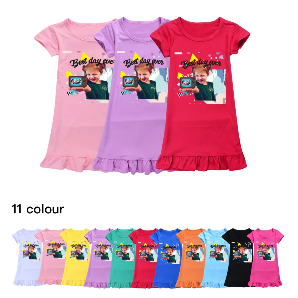 A for Adley Dress Girls Nightdress Clothes Cartoon Pajamas Children Clothing Summer Short-sleeved Pajamas Dress Kids Family Wear
A for Adley Dress Girls Nightdress Clothes Cartoon Pajamas Children Clothing Summer Short-sleeved Pajamas Dress Kids Family Wear