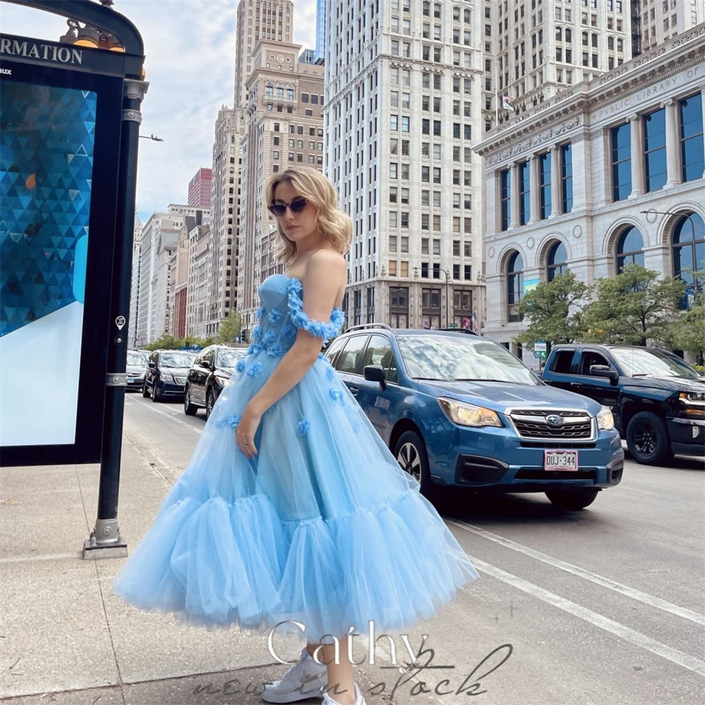 Женское платье для выпускного Cathy, голубое ТРАПЕЦИЕВИДНОЕ Тюлевое платье с открытыми плечами, до колена, 2023
Женское платье для выпускного Cathy, голубое ТРАПЕЦИЕВИДНОЕ Тюлевое платье с открытыми плечами, до колена, 2023