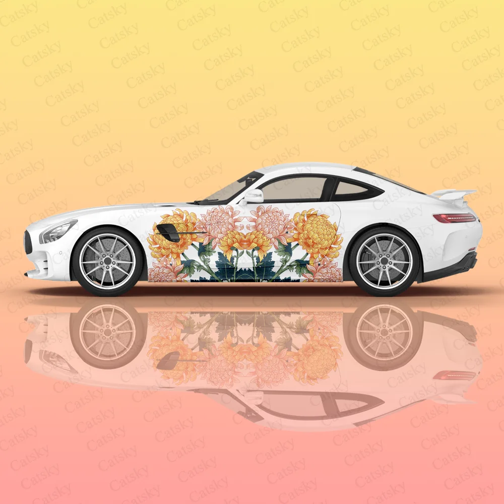 Custom Chrysanthemum Pattern Car Full Wrap Sticker Car Decal Decoration Cut Body Racing Graphic Decal Vinyl Wrap Modern Design
Custom Chrysanthemum Pattern Car Full Wrap Sticker Car Decal Decoration Cut Body Racing Graphic Decal Vinyl Wrap Modern Design