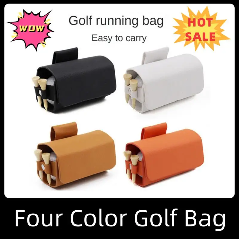 

Новая сумка для мяча для гольфа с держателем, поясная сумка для гольфа с ремнем, маленькая спортивная сумка для аксессуаров, поясная сумка для гольфа для мужчин и женщин