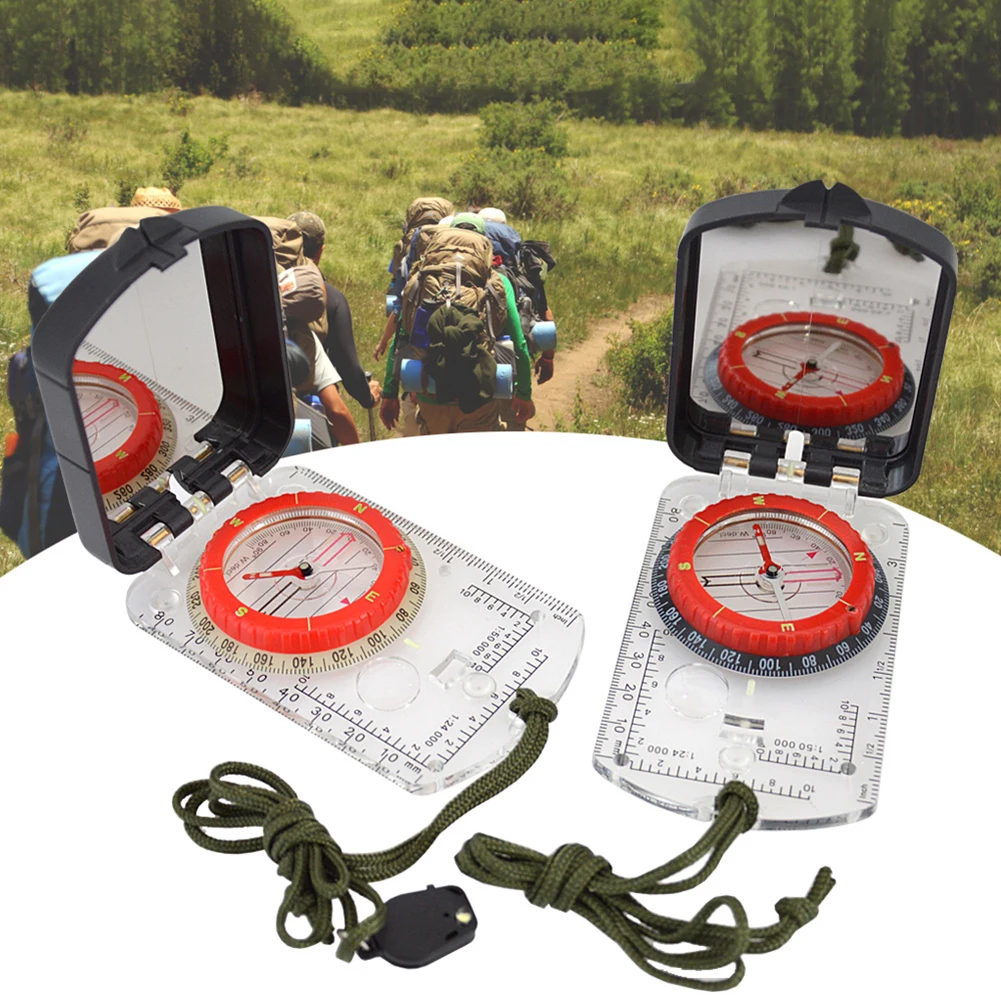 Climbing Luminous Compass With Mirror Waterproof Hiking Compass With LED Lamp Scale Magnifier Outdoor Exploration Camping Parts
Climbing Luminous Compass With Mirror Waterproof Hiking Compass With LED Lamp Scale Magnifier Outdoor Exploration Camping Parts