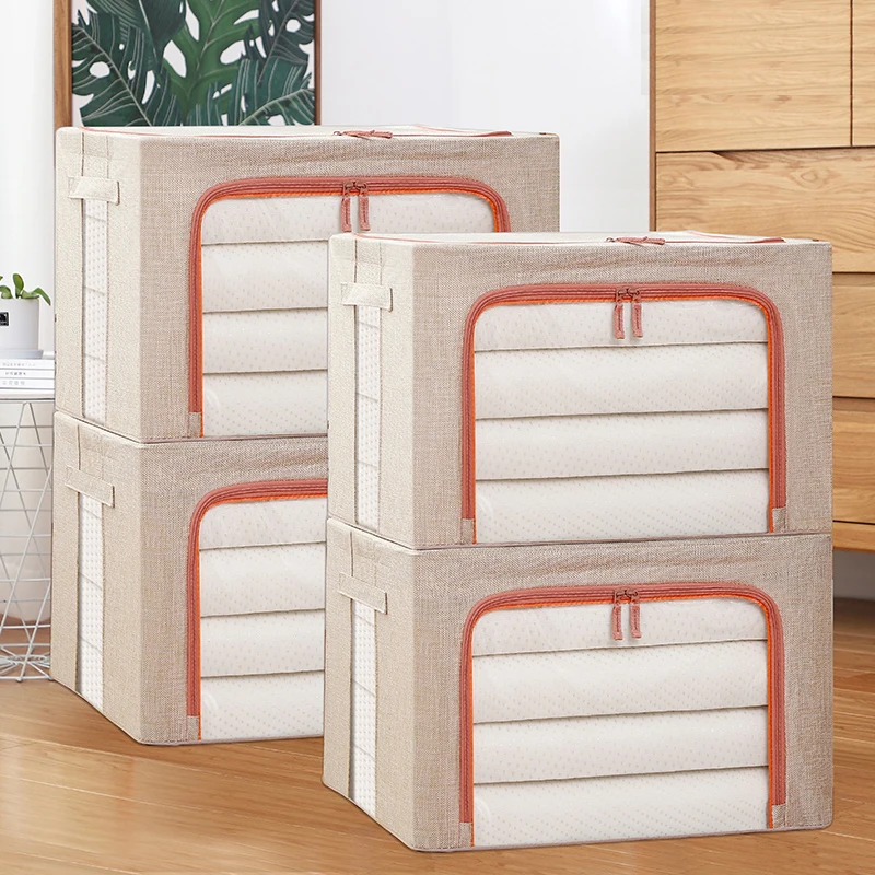 Yaapeet Large Capacity Clothes Storage Bags Closet Organizer Comforter Blankets Foldable Bedding Container with Clear Window
Yaapeet Large Capacity Clothes Storage Bags Closet Organizer Comforter Blankets Foldable Bedding Container with Clear Window