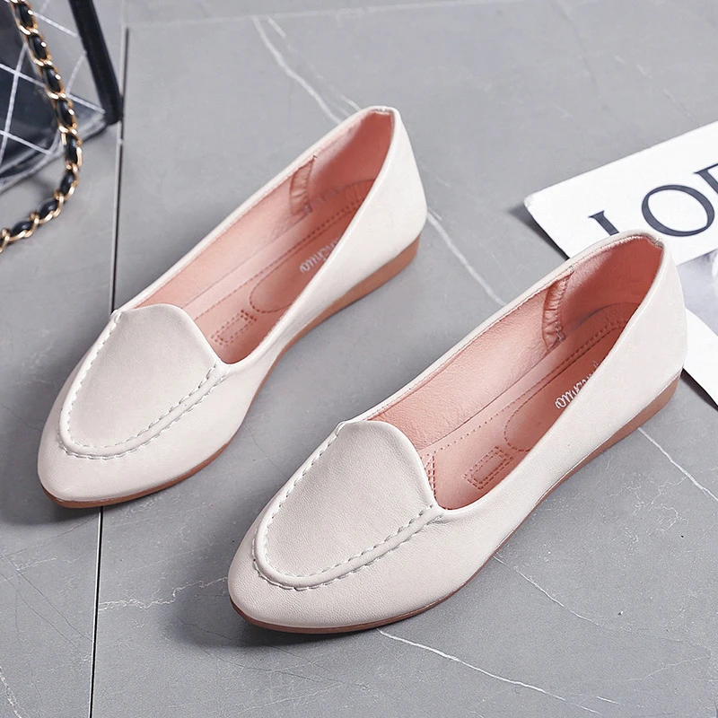 2022 Summer Women's Shallow Work Wedges Dress Pumps Ladies Pink Soft Leather Sweet Commuter Low Heeled Boat Shoes Size 35-40
2022 Summer Women's Shallow Work Wedges Dress Pumps Ladies Pink Soft Leather Sweet Commuter Low Heeled Boat Shoes Size 35-40