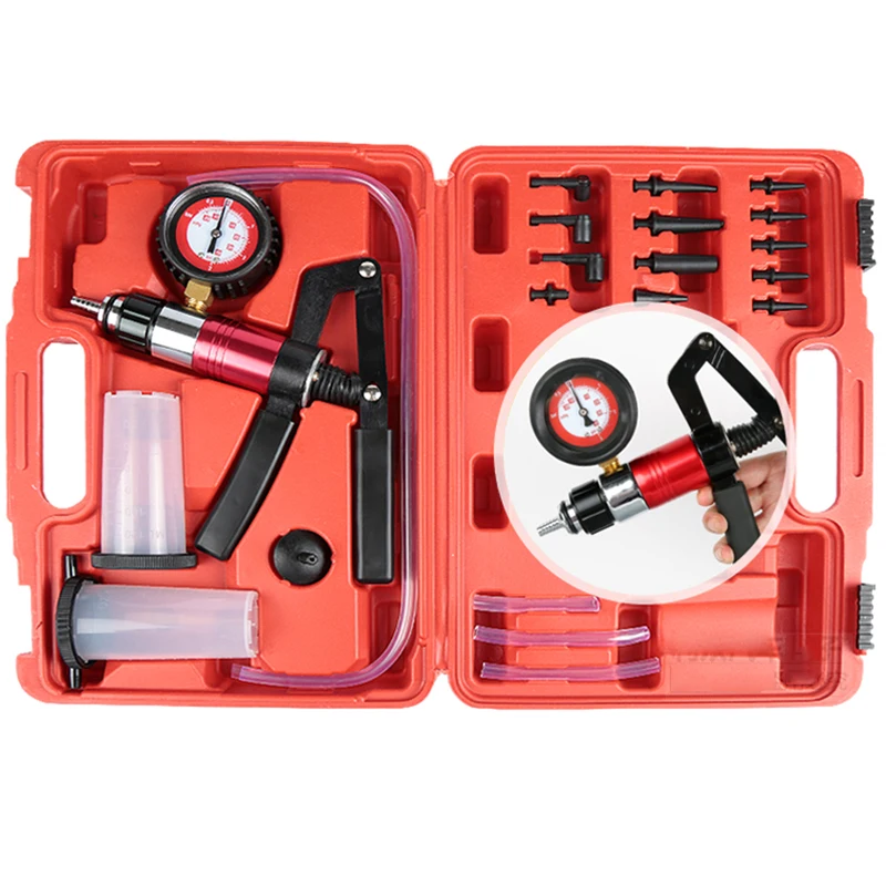 Manual vacuum pump car manual vacuum pump brake fluid brake oil replacement tool pumping positive and negative dual-use
Manual vacuum pump car manual vacuum pump brake fluid brake oil replacement tool pumping positive and negative dual-use