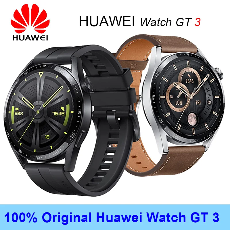 HUAWEI WATCH GT 3 Smartwatch | 2 weeks battery life | all-day SpO2 monitoring | Personal AI Running Coach | accurate heart
HUAWEI WATCH GT 3 Smartwatch | 2 weeks battery life | all-day SpO2 monitoring | Personal AI Running Coach | accurate heart