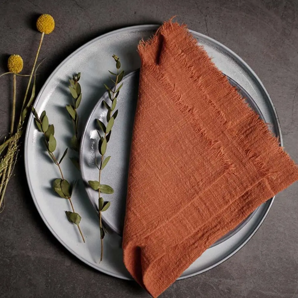 Cotton Linen Napkins Reusable Fabric Placemat Colorful Cloth Tea Towels Wedding Party Supplies Home Hotel Banquet Decor
Cotton Linen Napkins Reusable Fabric Placemat Colorful Cloth Tea Towels Wedding Party Supplies Home Hotel Banquet Decor
