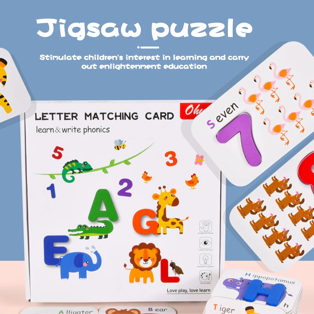 Kids Montessori Baby Learn Alphabet Number Card Flashcards Cognitive Educational Toys Memorise Games for Children Gifts
Kids Montessori Baby Learn Alphabet Number Card Flashcards Cognitive Educational Toys Memorise Games for Children Gifts