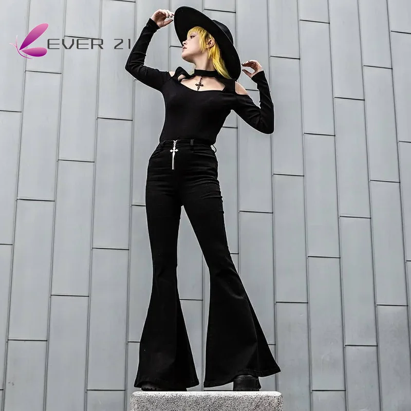 Gothic Grunge Women Flare Pants Punk Black Skinny High Waist Pants Zip Up Streetwear Emo Alternative Clothes New Goth Dark Mall
Gothic Grunge Women Flare Pants Punk Black Skinny High Waist Pants Zip Up Streetwear Emo Alternative Clothes New Goth Dark Mall