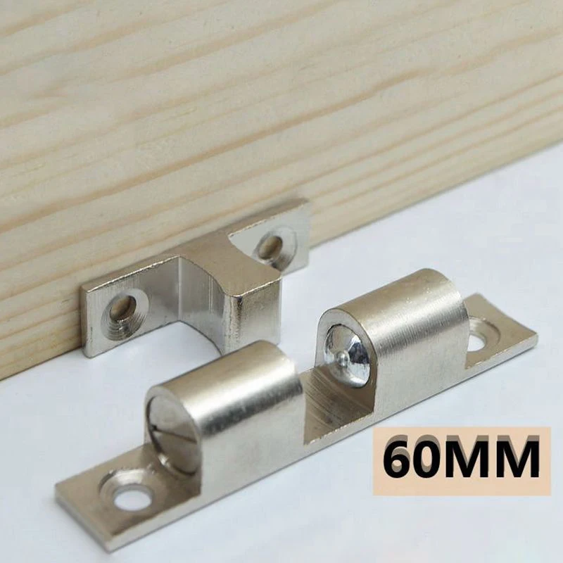 60mm Length Pure Copper Double Spring Steel Ball Catch Latch For Furniture Cupboard Cabinet Door Adjustable Closet Tension Latch 
60mm Length Pure Copper Double Spring Steel Ball Catch Latch For Furniture Cupboard Cabinet Door Adjustable Closet Tension Latch
