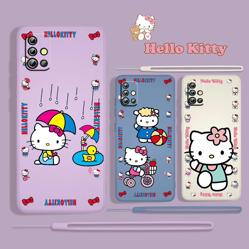 Anime HelloKitty Girls For Samsung Galaxy A73 A53 A33 A52 A32 A22 A71 A51 A21S A03S A30S A50 Liquid Rope Phone Case Cover Fundas
Anime HelloKitty Girls For Samsung Galaxy A73 A53 A33 A52 A32 A22 A71 A51 A21S A03S A30S A50 Liquid Rope Phone Case Cover Fundas