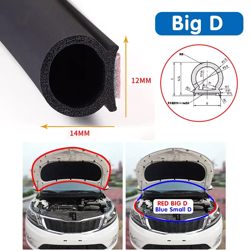 Rubber Door Seal Strip Big D Type Car Door Seal Strip Universal Noise Insulation Epdm Car Rubber Waterproof Seals For Auto
Rubber Door Seal Strip Big D Type Car Door Seal Strip Universal Noise Insulation Epdm Car Rubber Waterproof Seals For Auto