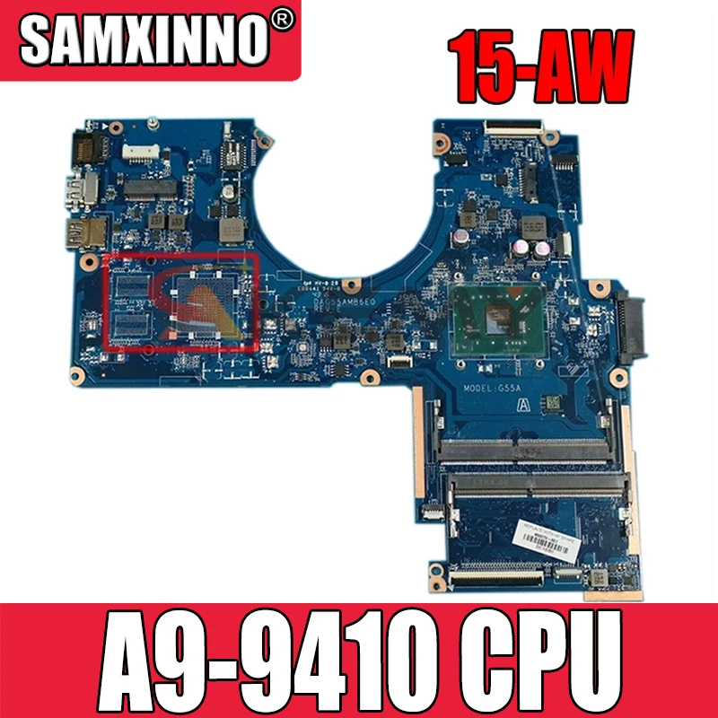 Материнская плата для ноутбука HP 15-AW 15-AW007CY 856270-601 856270-501 DAG55AMB6E0 DDR4 с процессором A9-9410 мб 100% протестирован Быстрая доставка
Материнская плата для ноутбука HP 15-AW 15-AW007CY 856270-601 856270-501 DAG55AMB6E0 DDR4 с процессором A9-9410 мб 100% протестирован Быстрая доставка