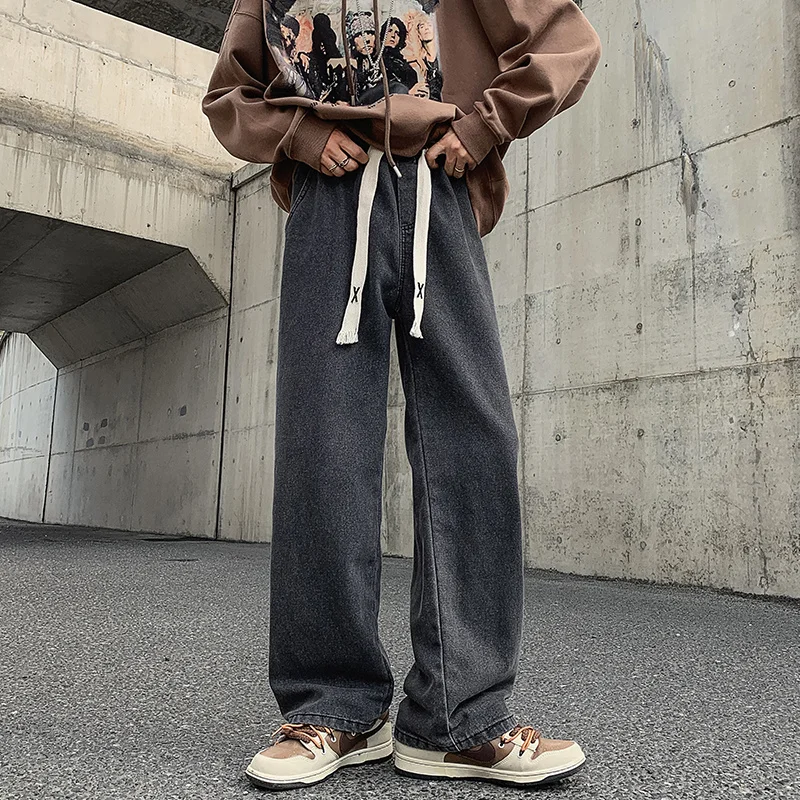 Privathinker Mens Straight-leg Large Size Jeans Fleece Solid Color Elastic Waist Hip Hop Denim Pants Fashion Brand Male Trousers
Privathinker Mens Straight-leg Large Size Jeans Fleece Solid Color Elastic Waist Hip Hop Denim Pants Fashion Brand Male Trousers