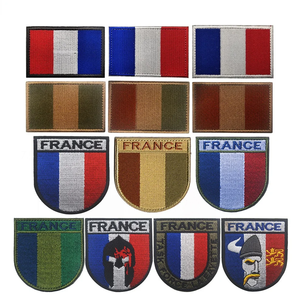 French Flag Stripe Patch Special Forces Badges Backpack Decorative Stickers Military Tactical Embroidery Patches for Clothing
French Flag Stripe Patch Special Forces Badges Backpack Decorative Stickers Military Tactical Embroidery Patches for Clothing