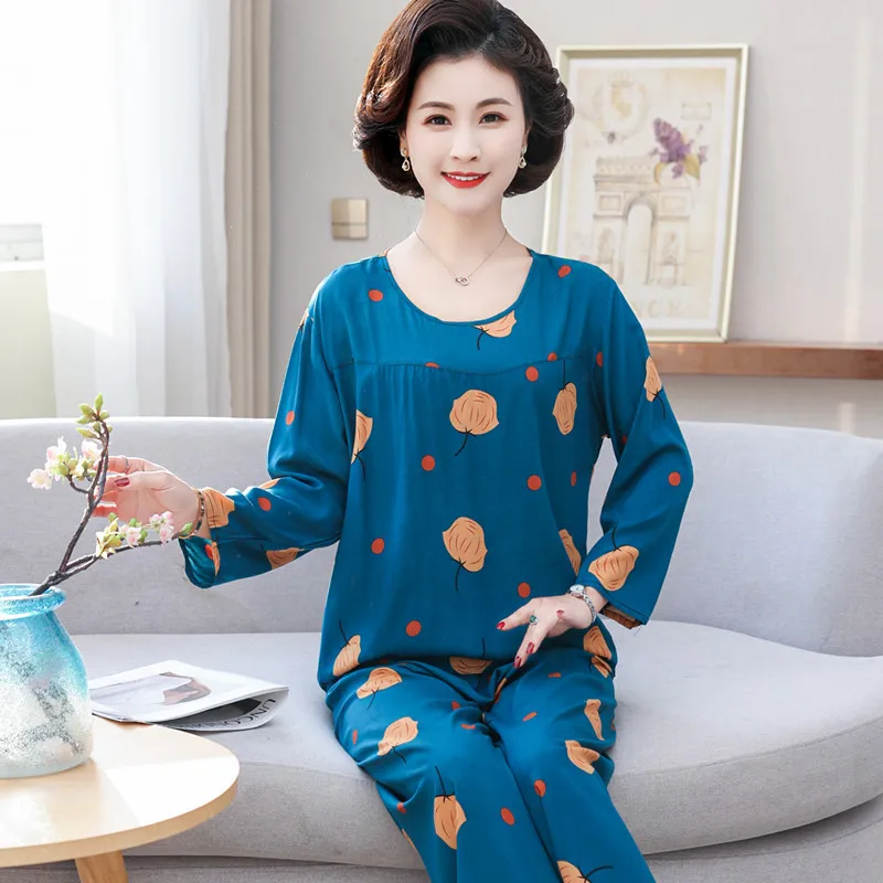 New Arrival Loose Lounge Flower Print Women Pajama Set Lady Long Sleeve Sleepwear Soft Comfortable Leisure Daily Two Piece Suit
New Arrival Loose Lounge Flower Print Women Pajama Set Lady Long Sleeve Sleepwear Soft Comfortable Leisure Daily Two Piece Suit