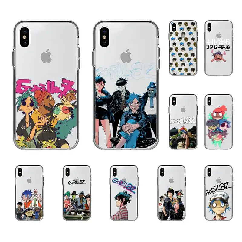 Gorillaz Phone Case For iPhone 11 12 13 14 Mini Pro Max XR X XS TPU Clear Case For 8 7 6 Plus SE 2020
Gorillaz Phone Case For iPhone 11 12 13 14 Mini Pro Max XR X XS TPU Clear Case For 8 7 6 Plus SE 2020