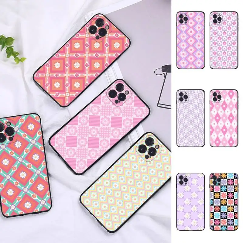 FHNBLJ Lattice Flower Phone Case For iPhone 6 7 8 Plus 11 12 13 14 Pro SE 2020 MAX Mini X XS XR Back Funda Cover
FHNBLJ Lattice Flower Phone Case For iPhone 6 7 8 Plus 11 12 13 14 Pro SE 2020 MAX Mini X XS XR Back Funda Cover