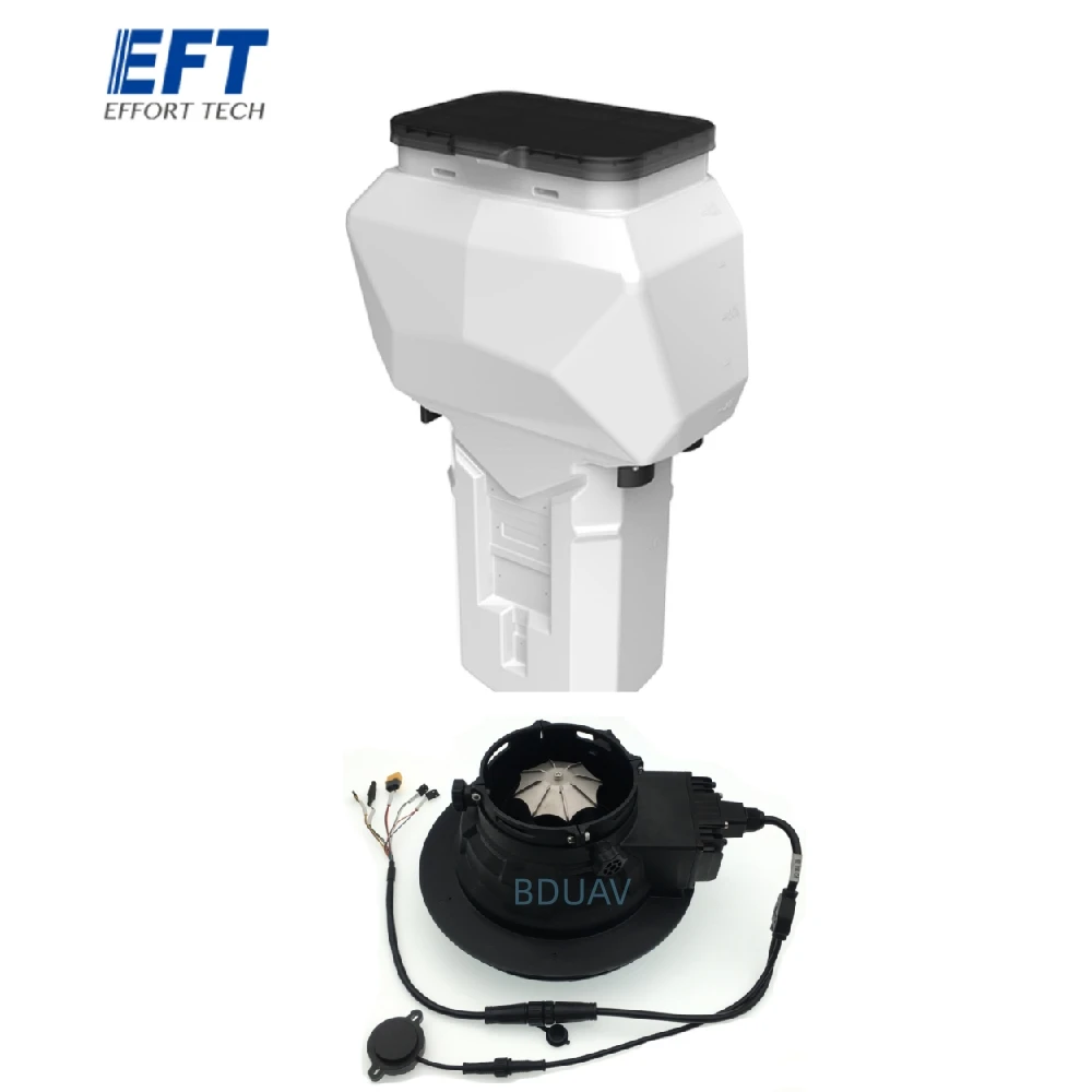 

EFT EPS220 EPS240 20L 20 кг 40 л 40 кг система разбрасывания удобрений для фермы, Дрон, система разбрасывания удобрений для G420 G616 G610 630 рамка для сельскохозяйственного дрона