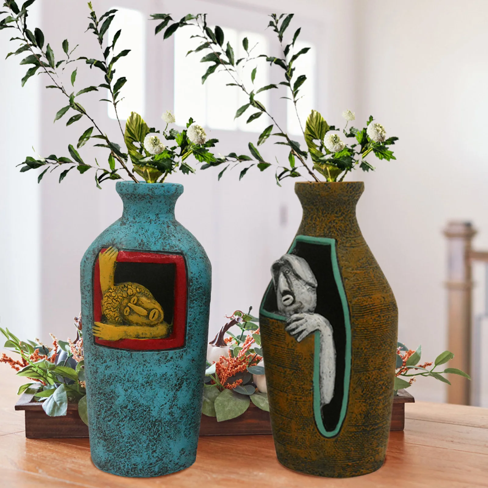 Creative Vases For Flowers Artistic Flower Vase Home Office Events Decor For Living Room Bedroom Kitchen Centrepieces For Dining
Creative Vases For Flowers Artistic Flower Vase Home Office Events Decor For Living Room Bedroom Kitchen Centrepieces For Dining