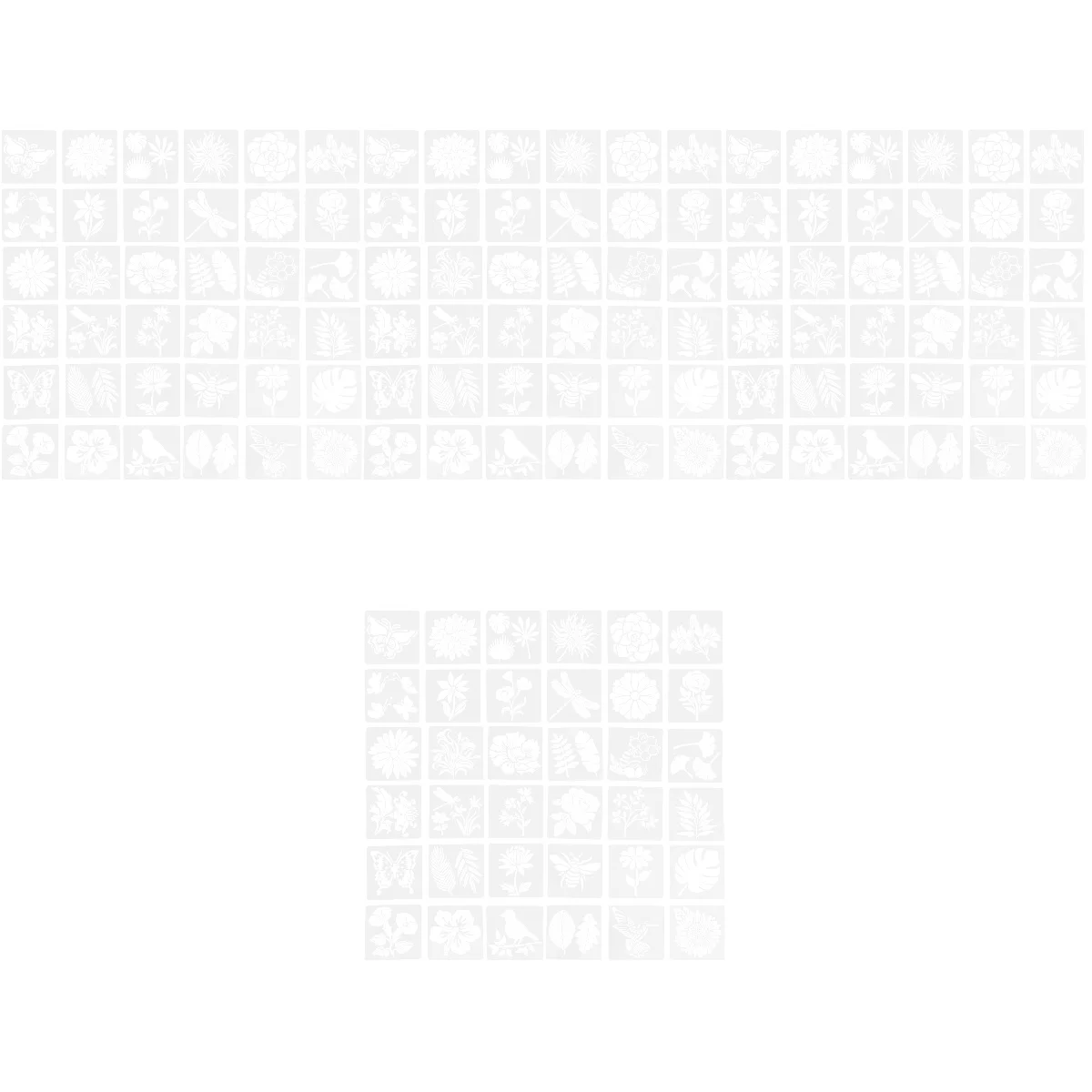 144 Pcs Rose Mold Painting Hollow Out Template Plants Stencils Drawing Tool 0.01X12.7X12.7CM White The Pet Child
144 Pcs Rose Mold Painting Hollow Out Template Plants Stencils Drawing Tool 0.01X12.7X12.7CM White The Pet Child