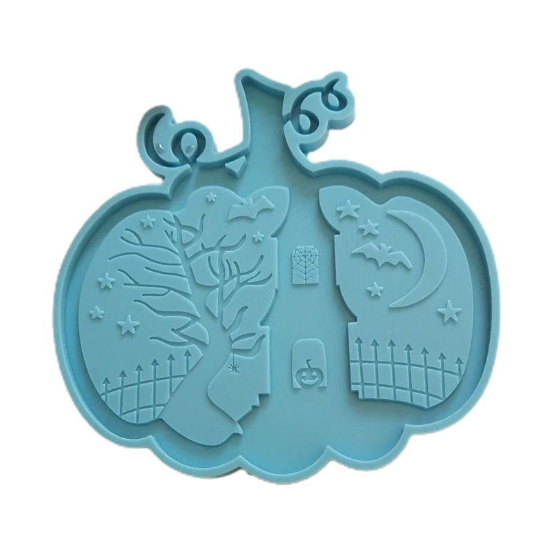 Силиконовая форма в виде тыквы для Хэллоуина, с летучей мышью, День благодарения, формы для литья эпоксидной смолы
Силиконовая форма в виде тыквы для Хэллоуина, с летучей мышью, День благодарения, формы для литья эпоксидной смолы
