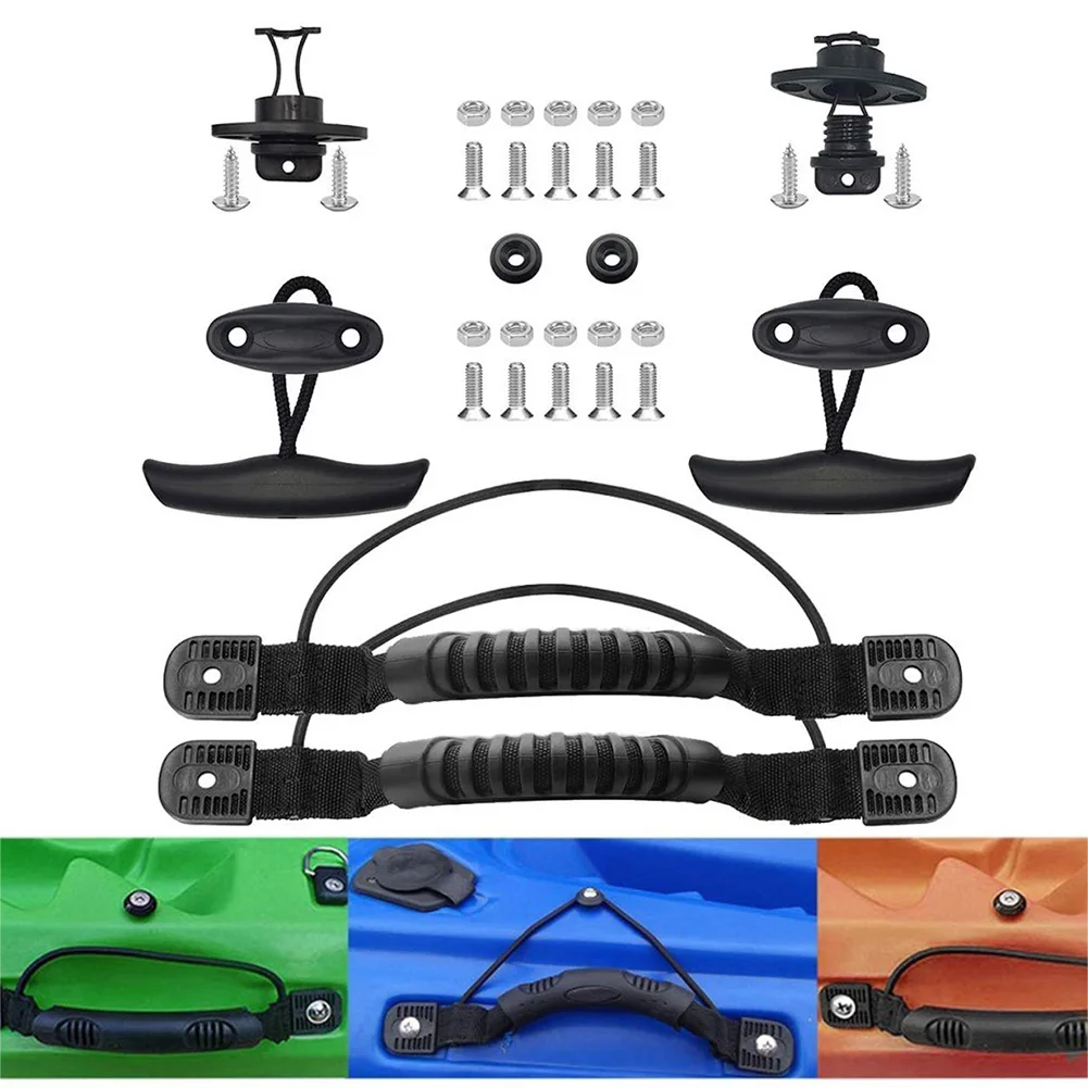 Nuts Boat Kayak Handle Set Fitting Drain Plug With T-Handle Screws Easy To Install DIY Canoes Kayak Accessories Replacement
Nuts Boat Kayak Handle Set Fitting Drain Plug With T-Handle Screws Easy To Install DIY Canoes Kayak Accessories Replacement