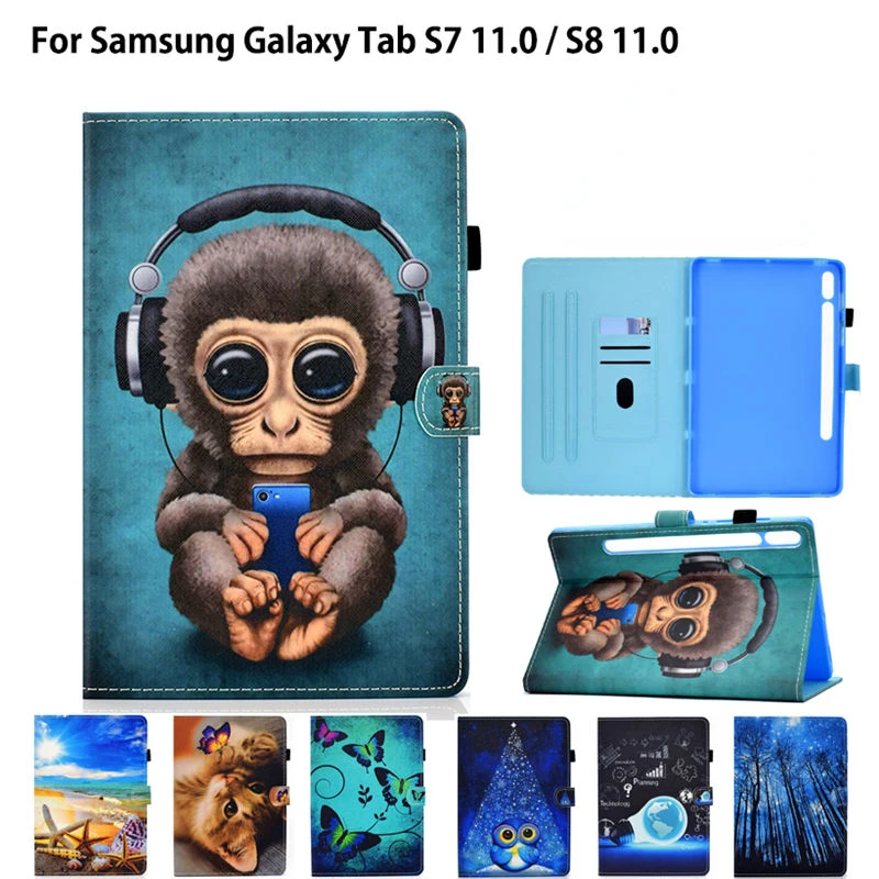 Smart Wake-Sleep Cover Case For Samsung Galaxy Tab S8 SM-X700 SM-X706B 11 inch Tablet Painted Funda For Samsung Tab S7 T870 T875
Smart Wake-Sleep Cover Case For Samsung Galaxy Tab S8 SM-X700 SM-X706B 11 inch Tablet Painted Funda For Samsung Tab S7 T870 T875