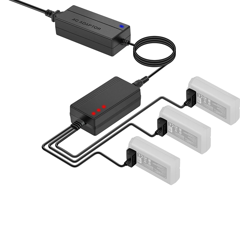 Быстрое зарядное устройство 3 в 1 для аккумуляторов DJI Royal Mavic Mini/Mini2/SE, умное зарядное устройство 60 Вт для дрона
Быстрое зарядное устройство 3 в 1 для аккумуляторов DJI Royal Mavic Mini/Mini2/SE, умное зарядное устройство 60 Вт для дрона