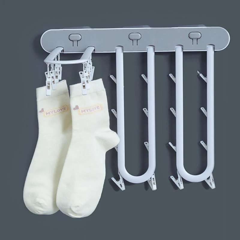 Folding clothes hanger socks underwear airing clothes hanger clothes clip wall hanging socks clothes storage hanger finisher
Folding clothes hanger socks underwear airing clothes hanger clothes clip wall hanging socks clothes storage hanger finisher