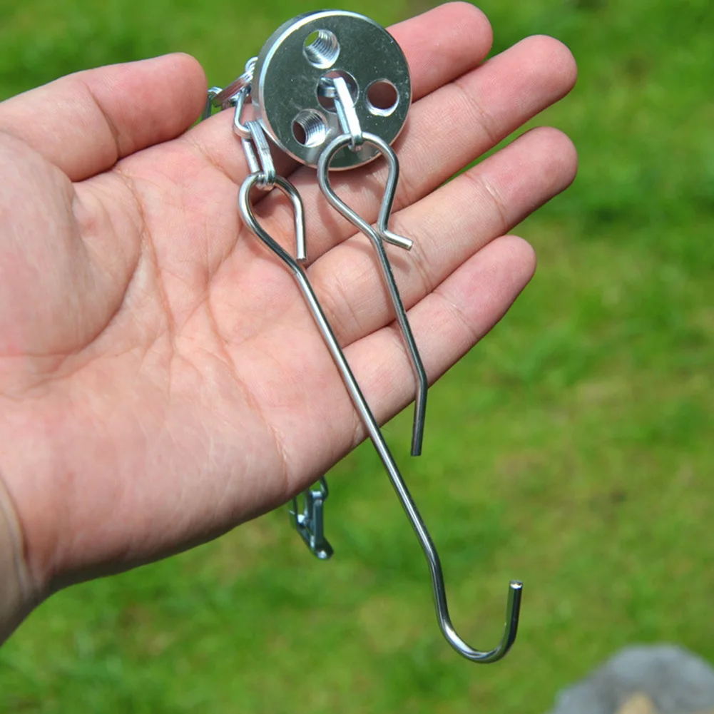 Outdoor Camping Campfire Tripod Aluminum Alloy Portable Adjustable Barbecue Grill Hanging Pot Bracket Kitchen Utensils
Outdoor Camping Campfire Tripod Aluminum Alloy Portable Adjustable Barbecue Grill Hanging Pot Bracket Kitchen Utensils