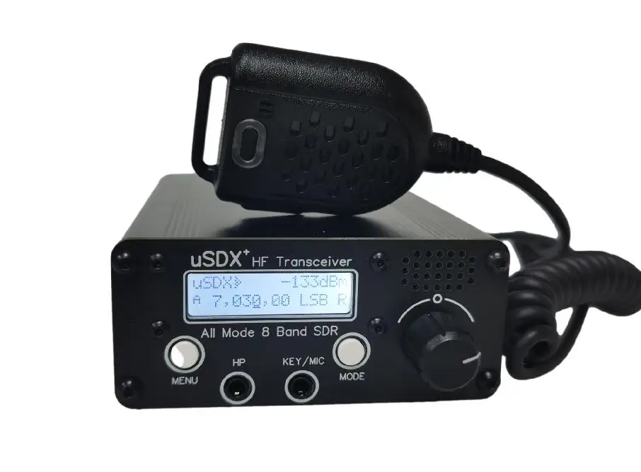 USDR uSDX + Plus V2 10/15/17/20/30/40/60/80m 8-полосный SDR все режимы HF SSB QRP трансивер + аккумулятор 4000 мАч
USDR uSDX + Plus V2 10/15/17/20/30/40/60/80m 8-полосный SDR все режимы HF SSB QRP трансивер + аккумулятор 4000 мАч