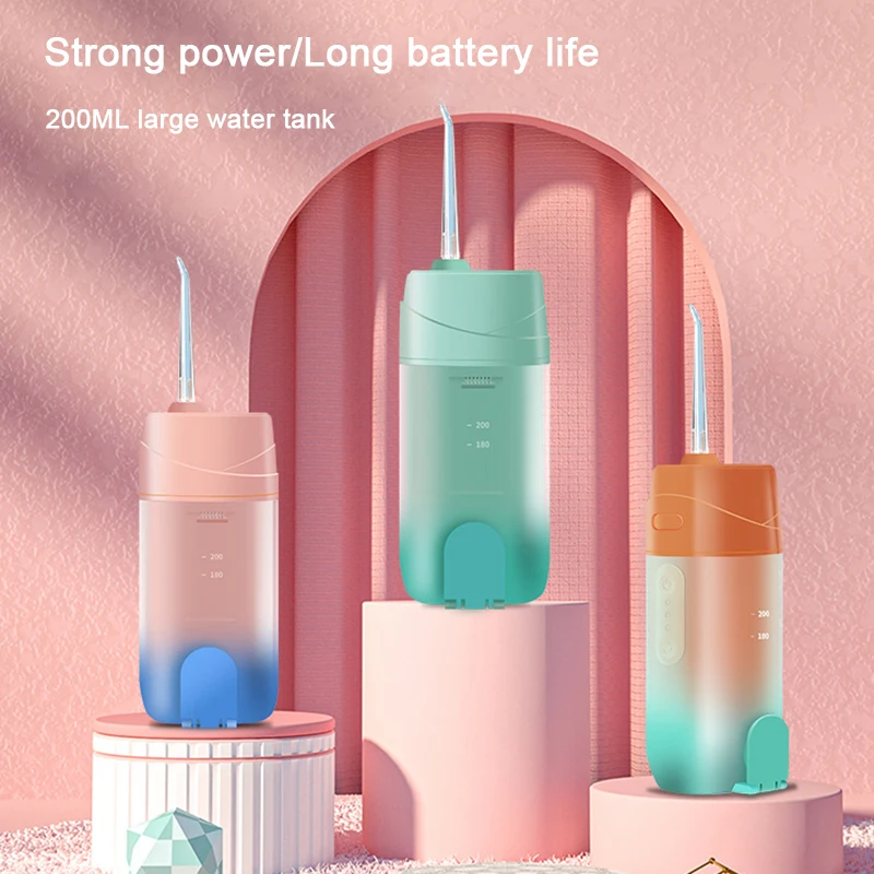 Portable Water Flosser Dental Oral Irrigator Dental Care Detachable Water Tank IPX7 Waterproof for Gums Bridges Braces Care
Portable Water Flosser Dental Oral Irrigator Dental Care Detachable Water Tank IPX7 Waterproof for Gums Bridges Braces Care