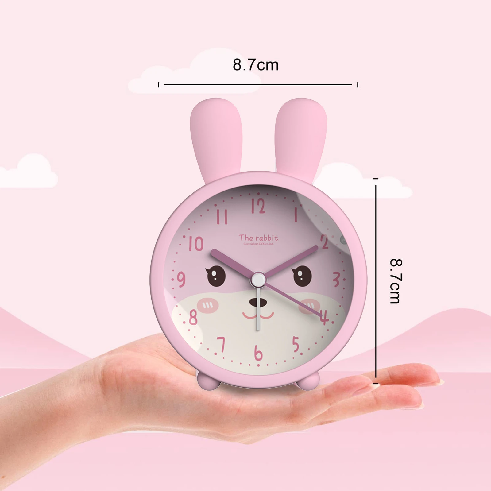 Attractive Children's Alarm Clock Visible Time in Dark Suitable for Students and Kindergarten Children Pink
Attractive Children's Alarm Clock Visible Time in Dark Suitable for Students and Kindergarten Children Pink
