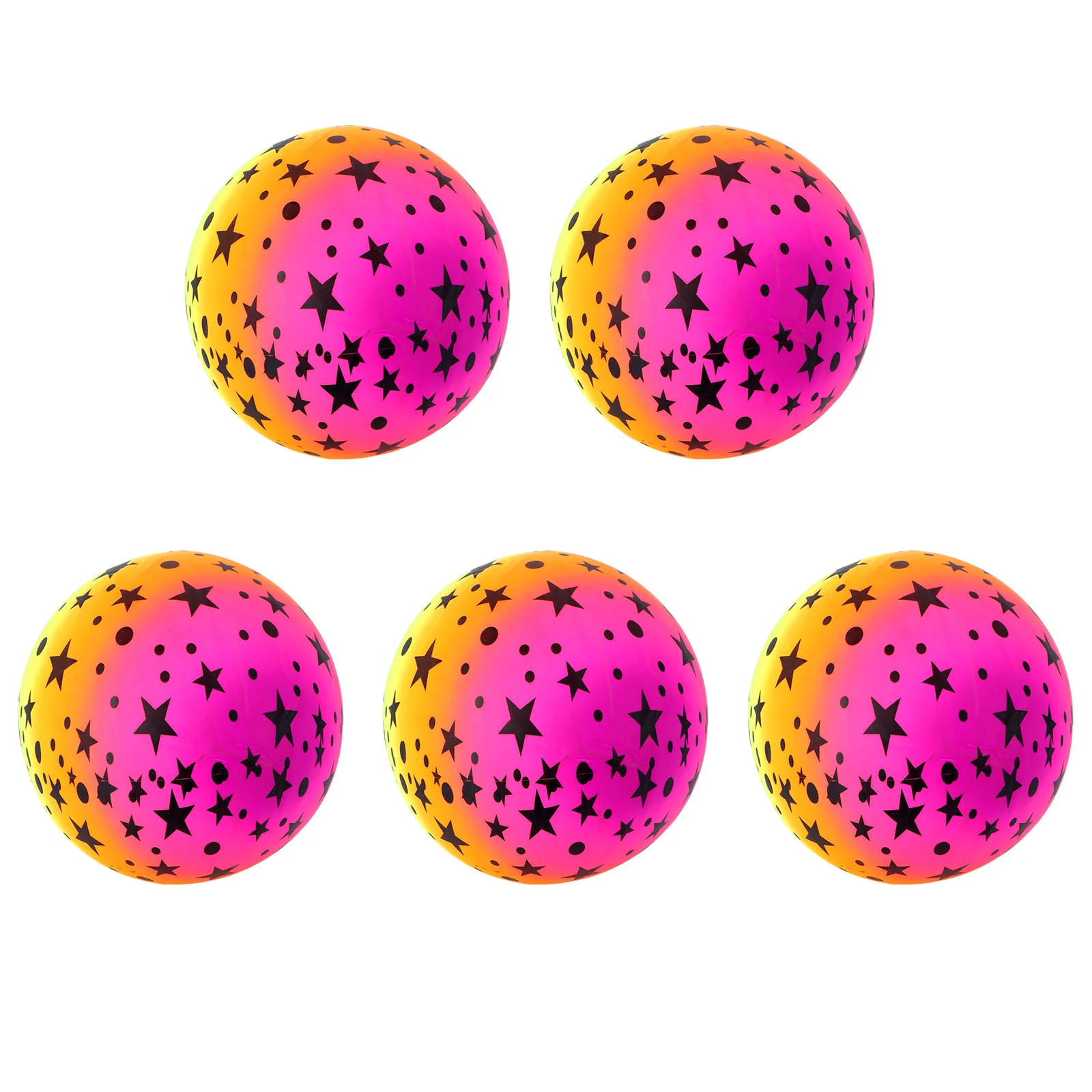 5 Pcs Beach Balls Gradient Sports Handballs Rainbow Balls for Playground Outdoor 
5 Pcs Beach Balls Gradient Sports Handballs Rainbow Balls for Playground Outdoor