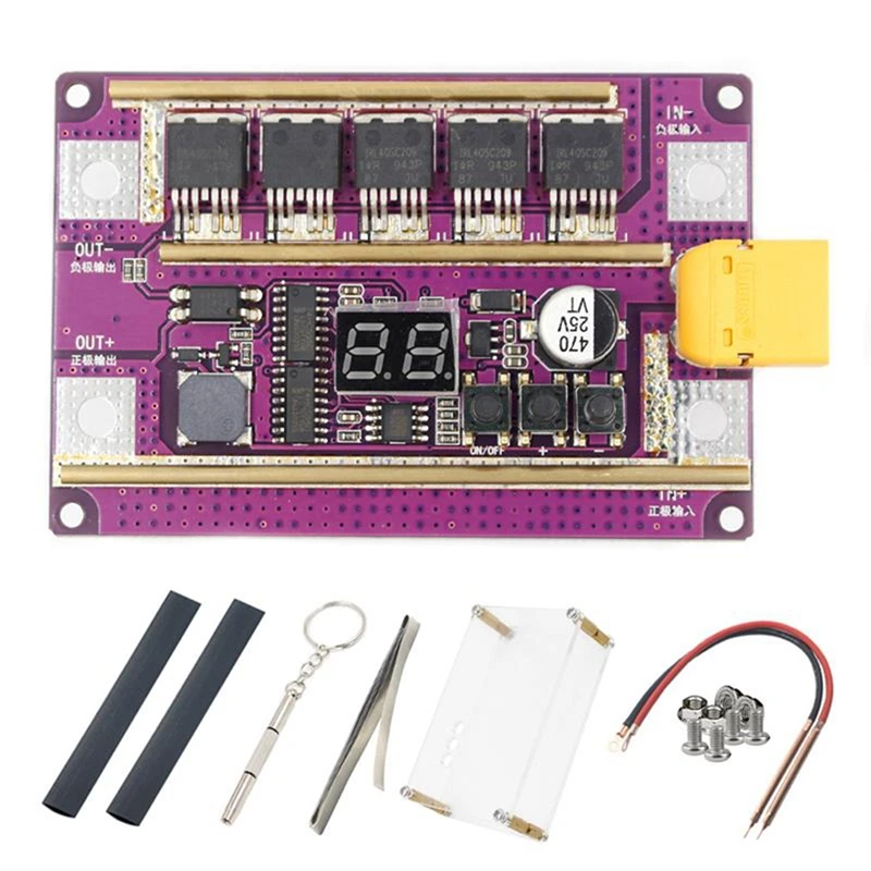 12V Spot Welder DIY Kit 99 Gears Power Adjustable Spots Welding Control Board For Welding 18650 Battery
12V Spot Welder DIY Kit 99 Gears Power Adjustable Spots Welding Control Board For Welding 18650 Battery