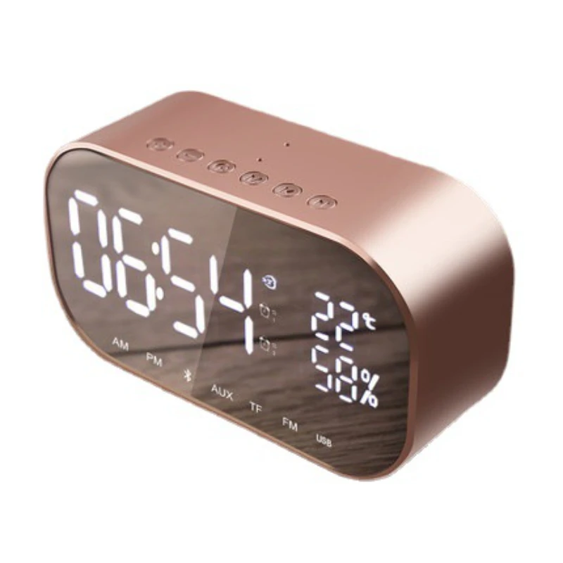 S2 Wireless Bluetooth Speaker Portable Stereo Bass LED Time Display Alarm Radio Micro-SD Card Play Mirror Desk & Table Clocks
S2 Wireless Bluetooth Speaker Portable Stereo Bass LED Time Display Alarm Radio Micro-SD Card Play Mirror Desk & Table Clocks