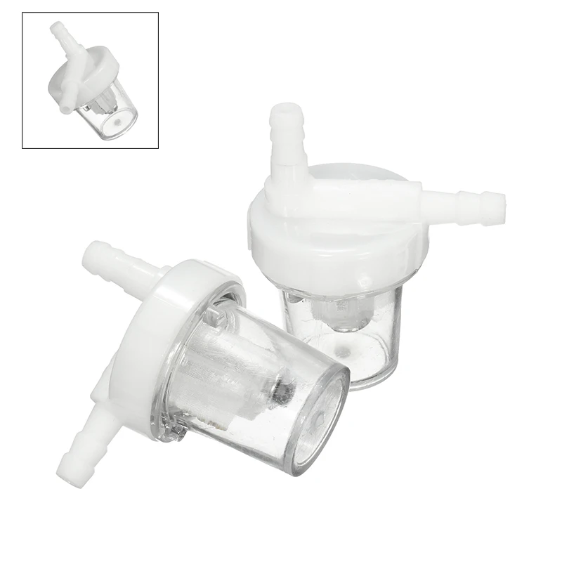 2pcs Clear Universal 1/4" 6mm Motorcycle Petrol Fuel Filter fits for all kinds of motorcycle using 1/4 inch (6mm) Fuel line
2pcs Clear Universal 1/4" 6mm Motorcycle Petrol Fuel Filter fits for all kinds of motorcycle using 1/4 inch (6mm) Fuel line