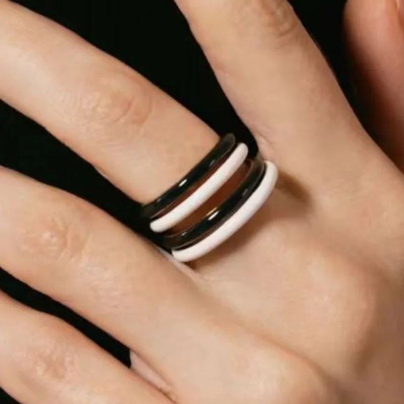 Joolim Jewelry High End Pvd Wholesale Trendy Curved Black White Enamel Dripping Glue Stainless Steel Finger Ring for Women
Joolim Jewelry High End Pvd Wholesale Trendy Curved Black White Enamel Dripping Glue Stainless Steel Finger Ring for Women