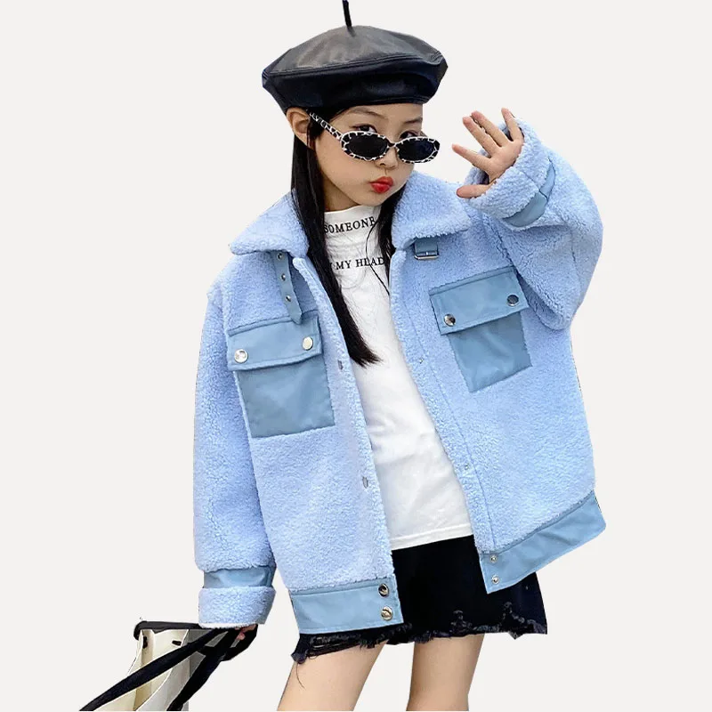 Teenager Girls Winter Jacket Fashion Thicken Warm Kids Coat Loose Casual Splicing Outerwear 12 13 14 Years Children's Clothing
Teenager Girls Winter Jacket Fashion Thicken Warm Kids Coat Loose Casual Splicing Outerwear 12 13 14 Years Children's Clothing