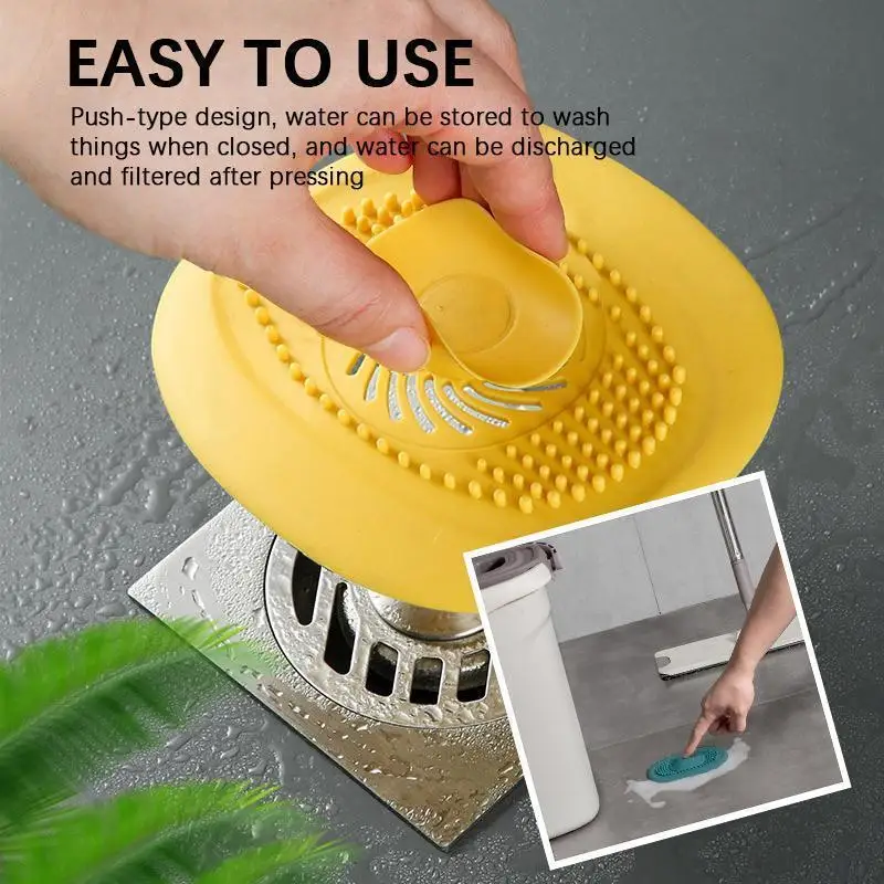 Bathroom Stopper Bathtub Drain Stopper Hair Catcher Kitchen Sink Filter Shower Trap Accessories Supplies Silicone Products Home
Bathroom Stopper Bathtub Drain Stopper Hair Catcher Kitchen Sink Filter Shower Trap Accessories Supplies Silicone Products Home