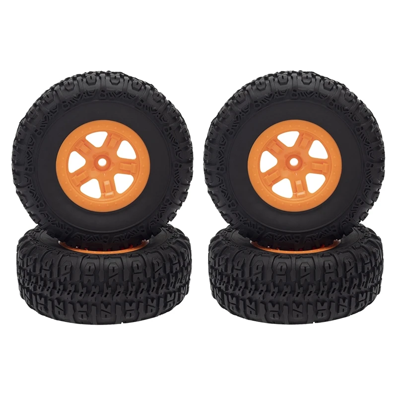 NEW-4Pcs Short Course Tires& Wheel Rims For 1/10 RC Terrain Truck Traxxas Slash VKAR 10SC RC Car Parts
NEW-4Pcs Short Course Tires& Wheel Rims For 1/10 RC Terrain Truck Traxxas Slash VKAR 10SC RC Car Parts
