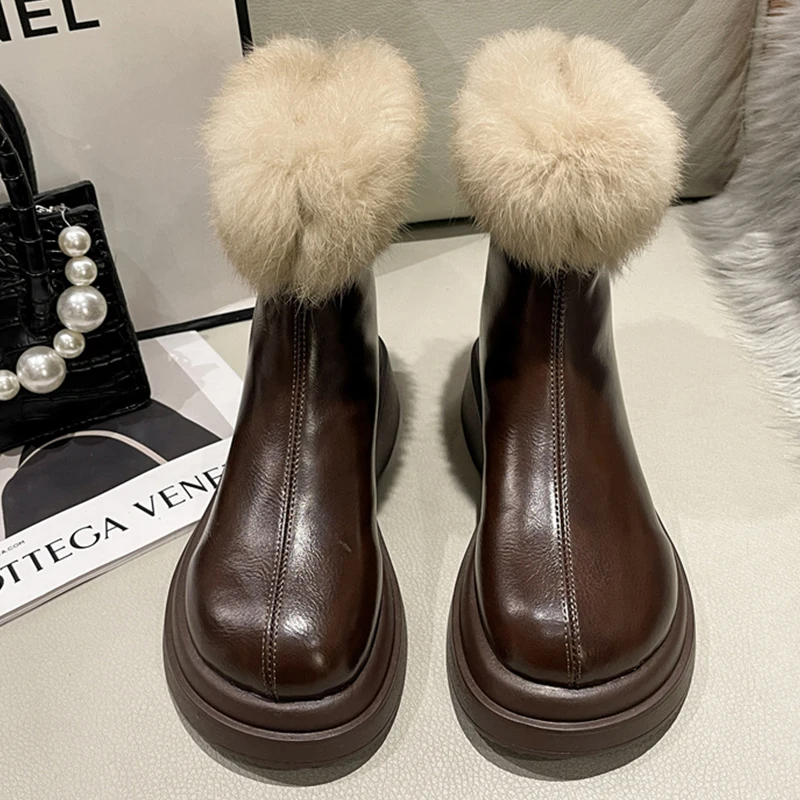 2022 New Chelsea Boots Ankle Warm Snow Boots Women Shoes Short Plush Winter Fashion Flats Platform Casual Shoes Non-slip Botas
2022 New Chelsea Boots Ankle Warm Snow Boots Women Shoes Short Plush Winter Fashion Flats Platform Casual Shoes Non-slip Botas