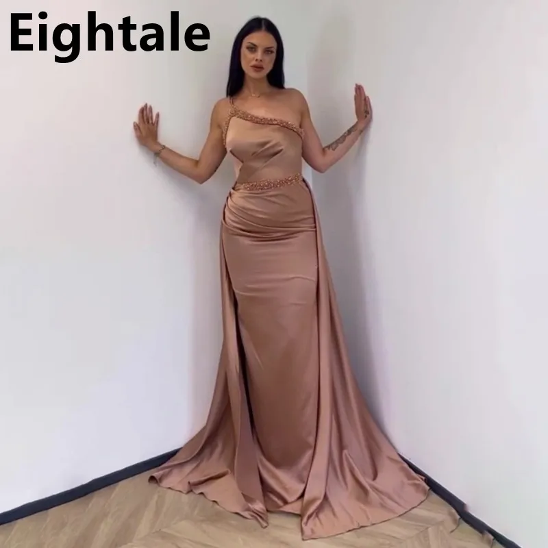Eightale Floor Length Mermaid Evening Dresses Long Luxury 2022 Beaded One Shoulder Prom Dress Waist Train Formal Party Gown
Eightale Floor Length Mermaid Evening Dresses Long Luxury 2022 Beaded One Shoulder Prom Dress Waist Train Formal Party Gown