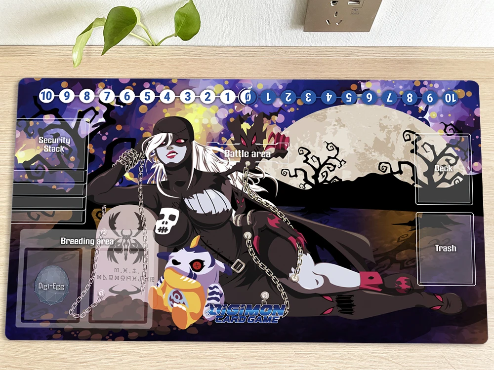 Digimon Duel Playmat DTCG CCG Mat LadyDevimon Trading Card Game Mat Desk Table Gaming Play Mat Mouse Pad Mousepad 60x35cm & Bag 
Digimon Duel Playmat DTCG CCG Mat LadyDevimon Trading Card Game Mat Desk Table Gaming Play Mat Mouse Pad Mousepad 60x35cm & Bag