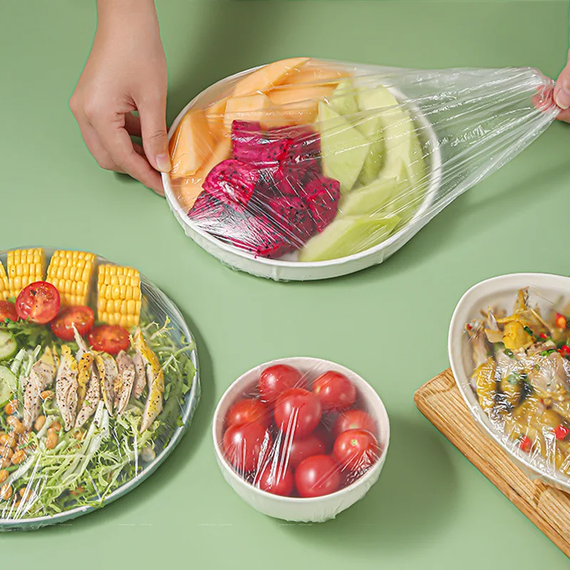 Plastic Wrap Thickened Food Grade PE High Temperature Resistance Kitchen Refrigerator Food Storage Fresh Bag Dust-proof Cover
Plastic Wrap Thickened Food Grade PE High Temperature Resistance Kitchen Refrigerator Food Storage Fresh Bag Dust-proof Cover