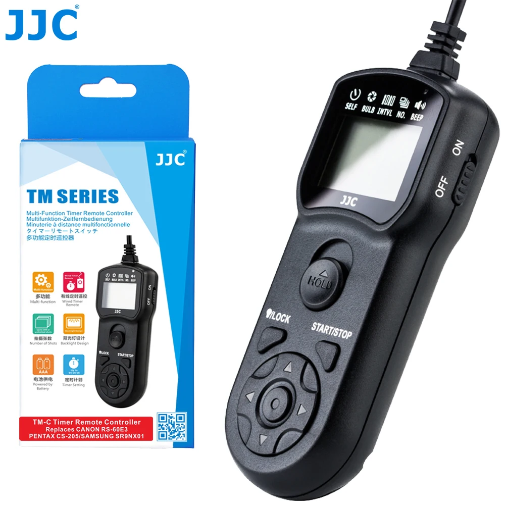 JJC MC-DC2 Intervalometer Timer Remote Control for Nikon Z6II Z7II Z7 Z6 Z5 D750 D780 P1000 D7500 D7200 D5600 D5500 D5300 D5200
JJC MC-DC2 Intervalometer Timer Remote Control for Nikon Z6II Z7II Z7 Z6 Z5 D750 D780 P1000 D7500 D7200 D5600 D5500 D5300 D5200