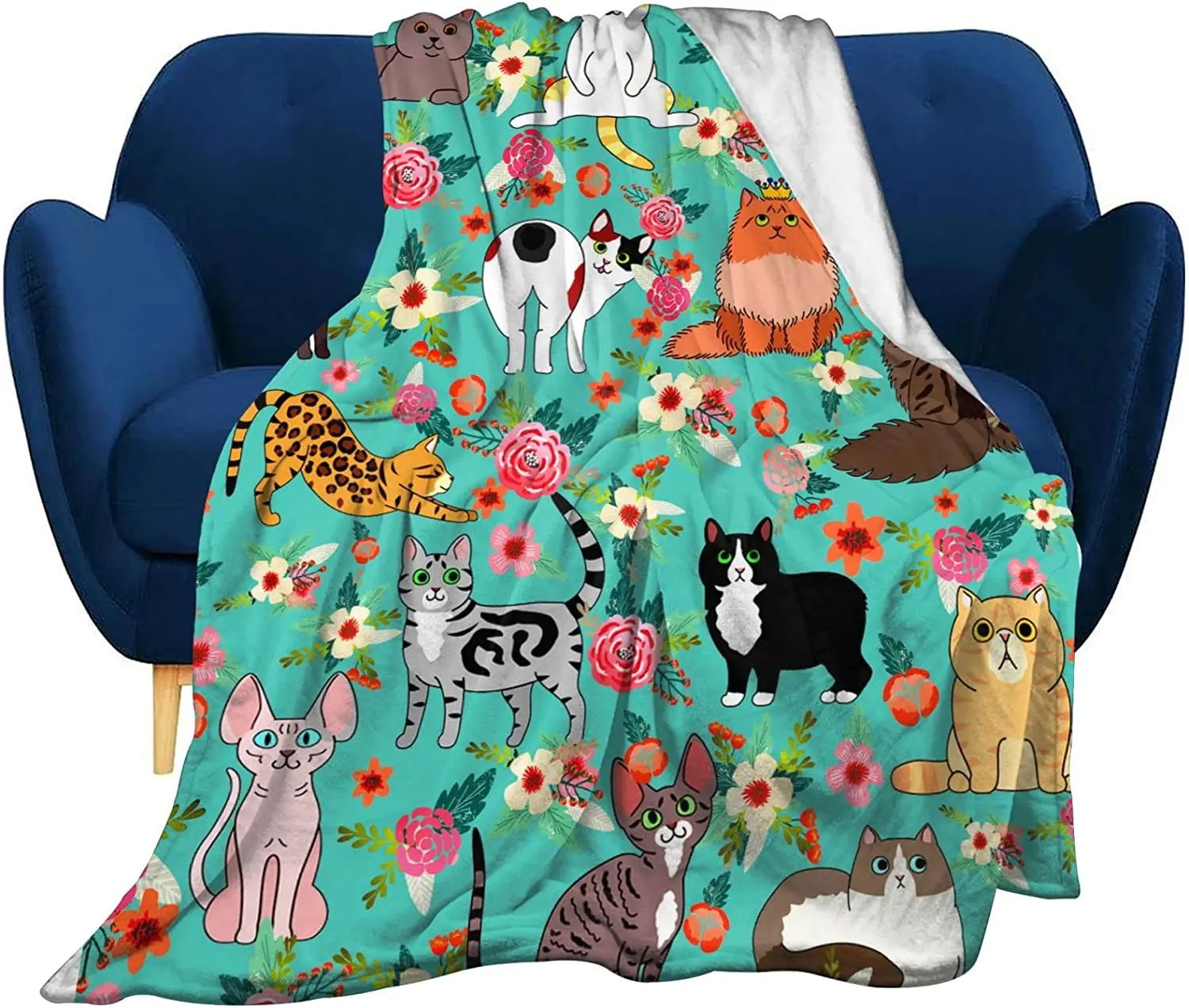 Cute Cat Blanket Kawaii Flannel Throw Blanket for Cat Lovers Kids Adults Gifts All Season
Cute Cat Blanket Kawaii Flannel Throw Blanket for Cat Lovers Kids Adults Gifts All Season