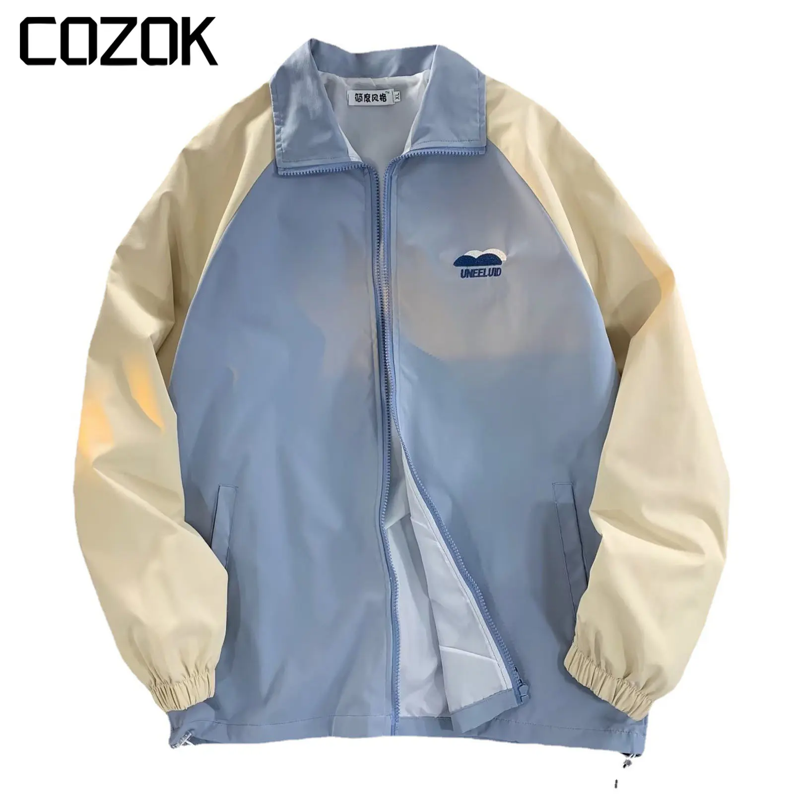 Korean Sport Patchwork College Jacket Men Letter Embroidery Baseball Bomber Outwear Unisex Steet Windbreaker Varsity Coat New
Korean Sport Patchwork College Jacket Men Letter Embroidery Baseball Bomber Outwear Unisex Steet Windbreaker Varsity Coat New